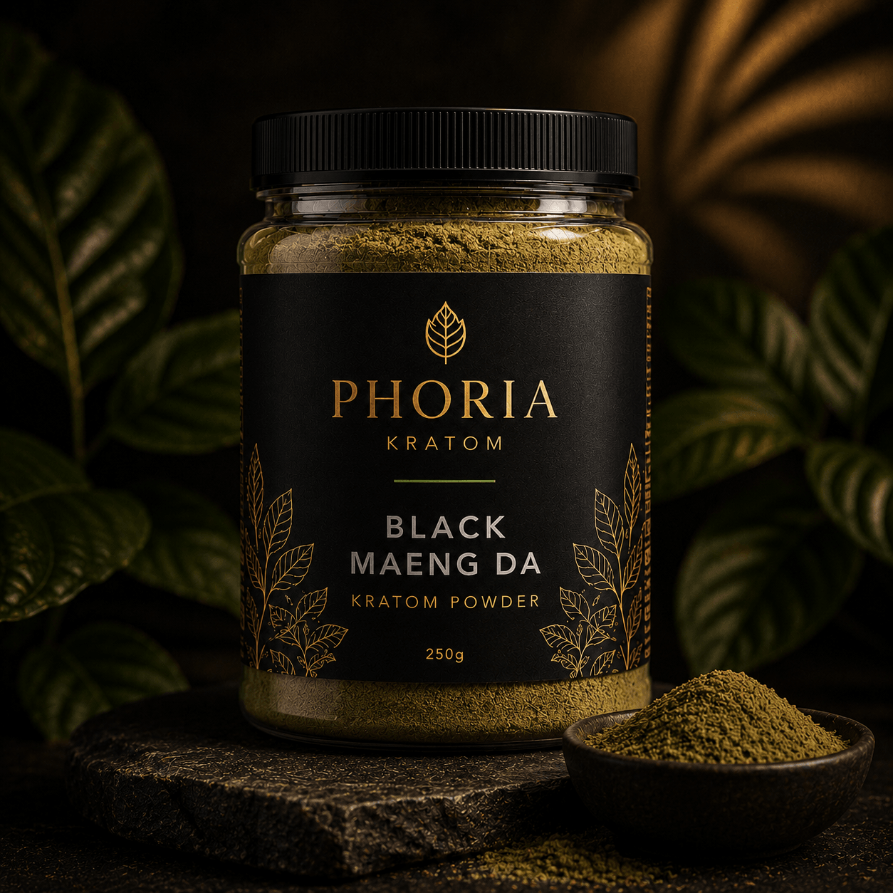 Phoria Black Maeng Da Kratom Powder