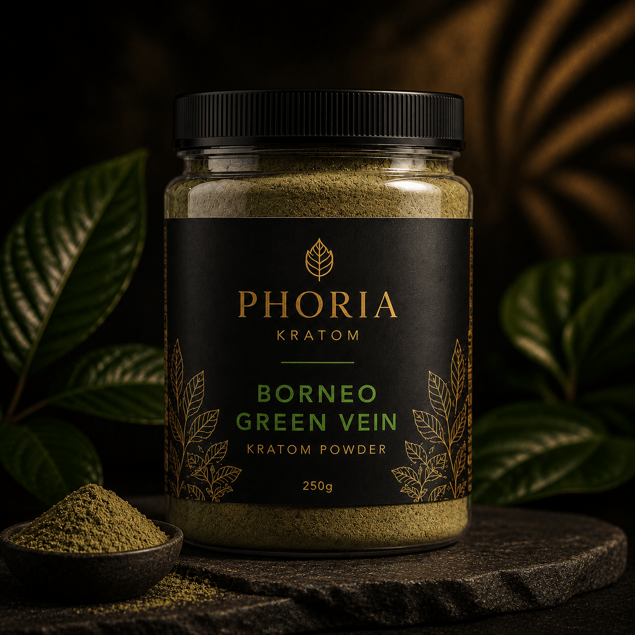 Phoria Borneo Green Vein Kratom Powder