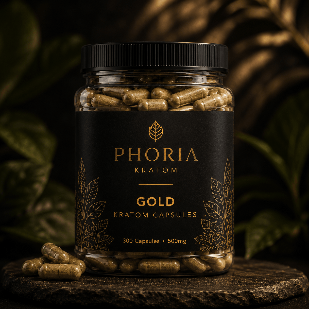 Phoria Gold Kratom Capsules